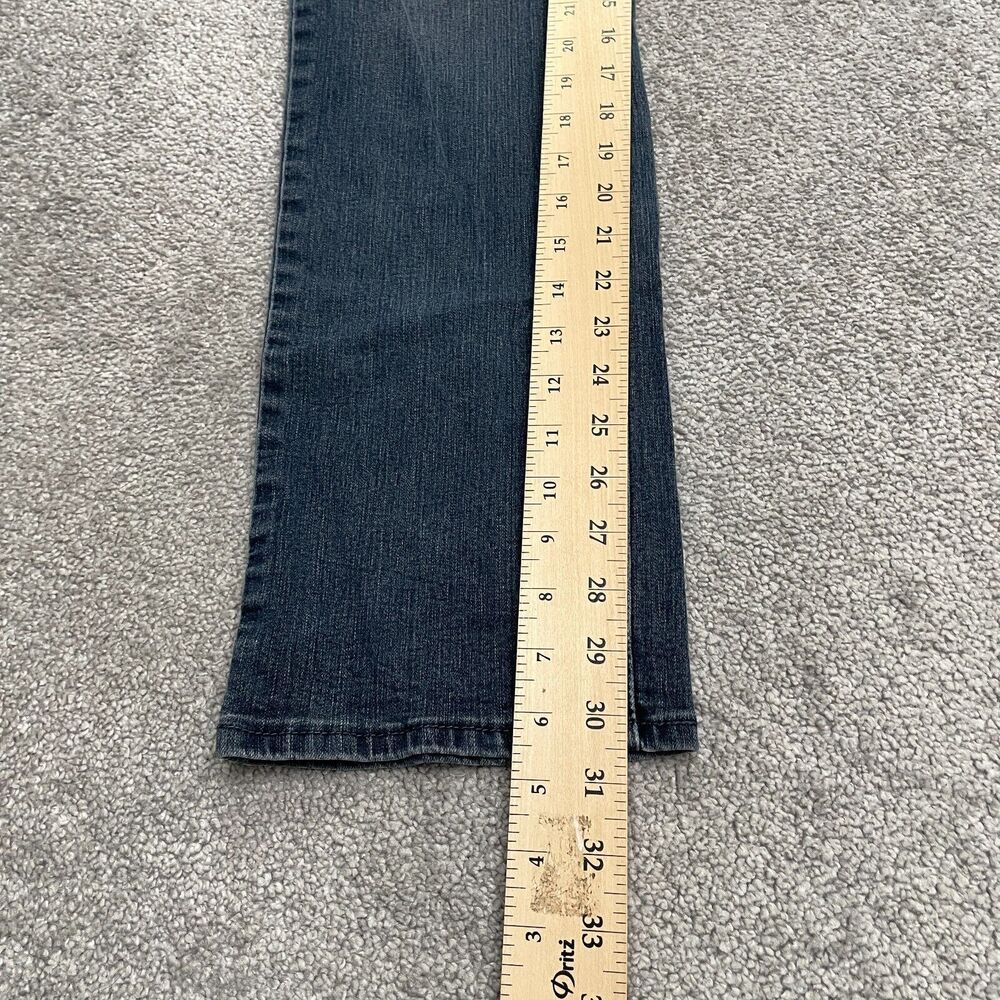 Levi's 505 Straight Denim Jeans Womens 10 Blue Cotton Casual Mid Rise 31x30.5 - Picture 8 of 15